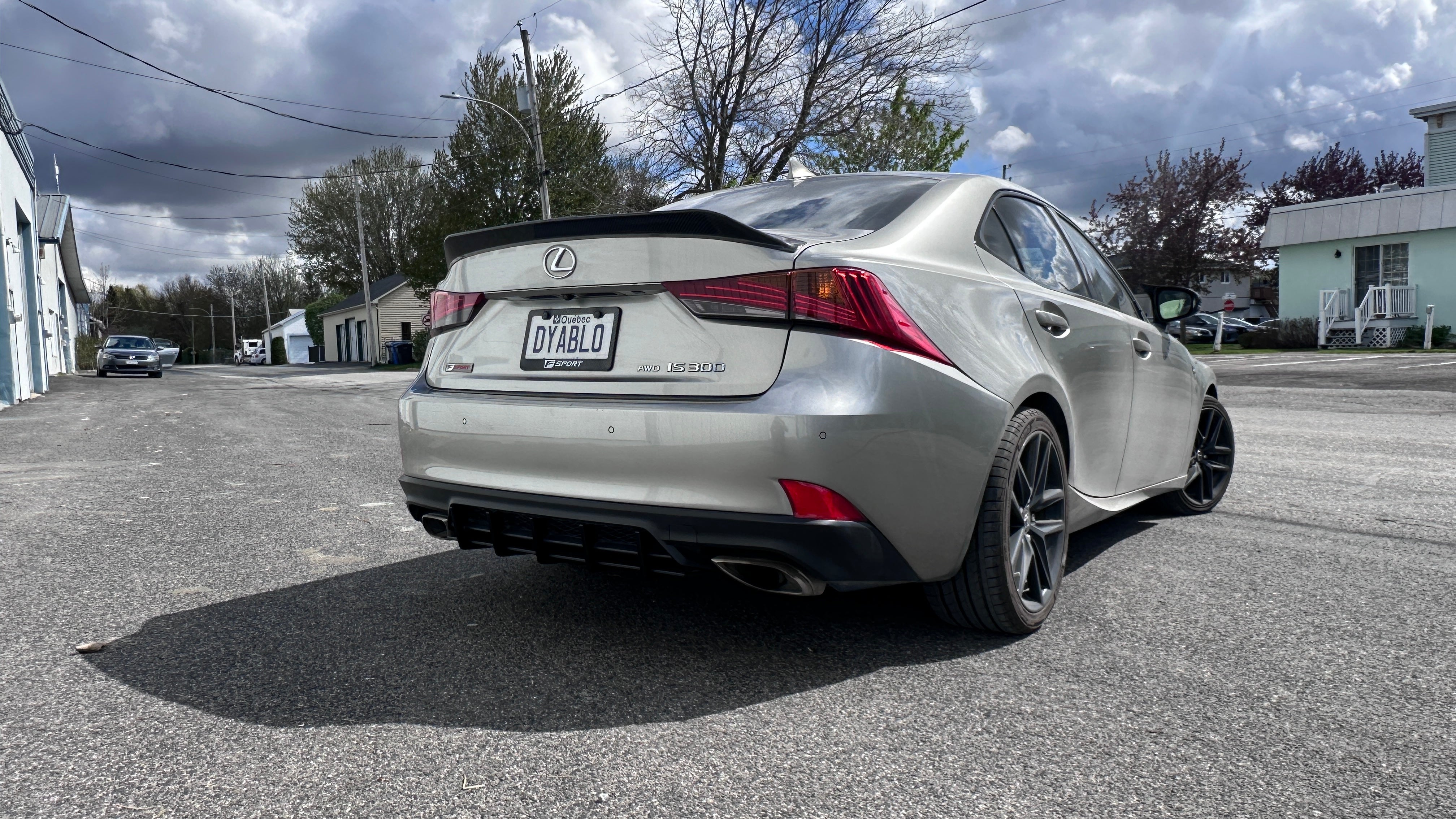 Rear diffuser - Lexus IS 300/350 2017-2020