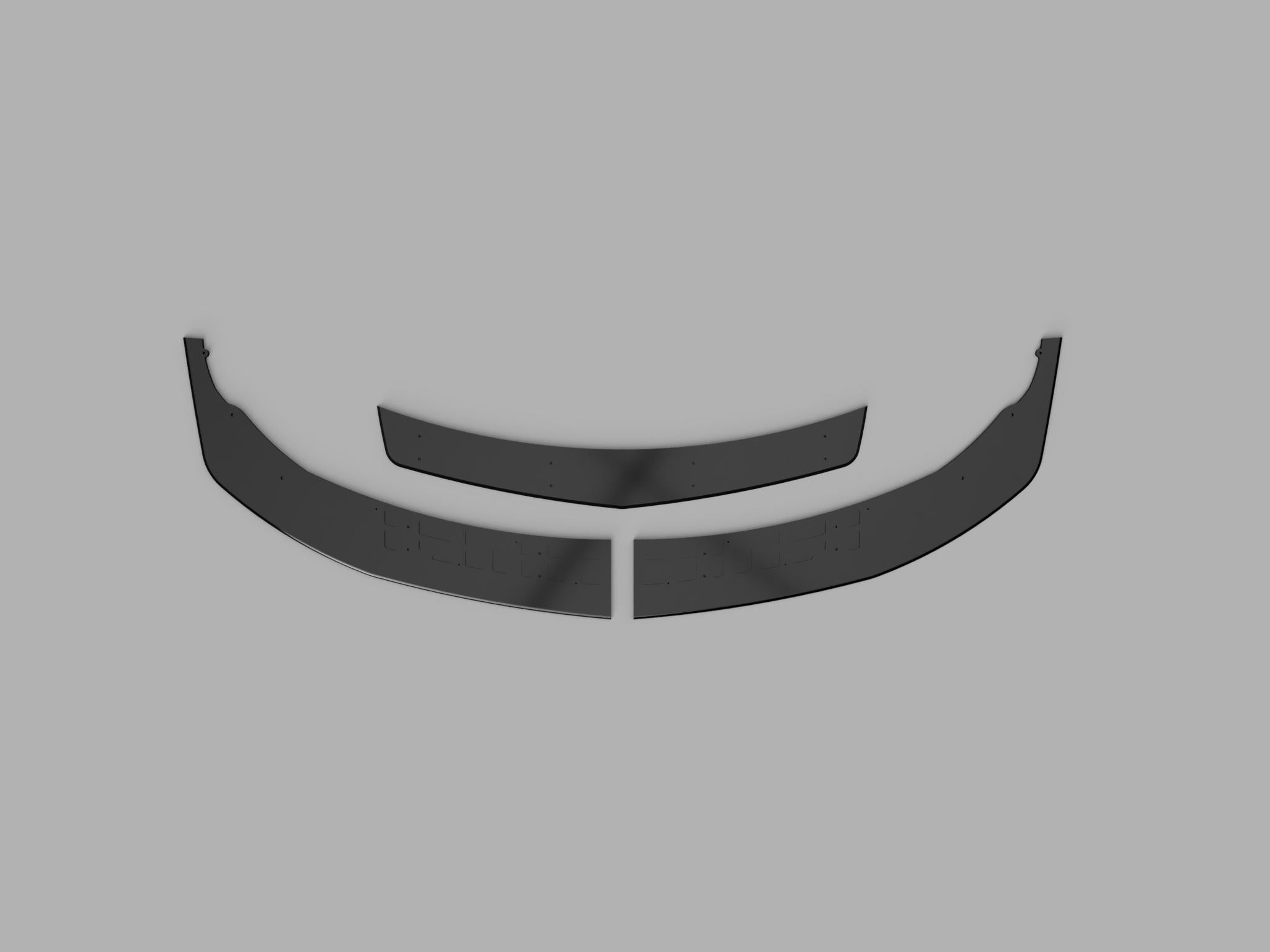 Front Splitter (3 pcs) - Acura MDX 2022-2023