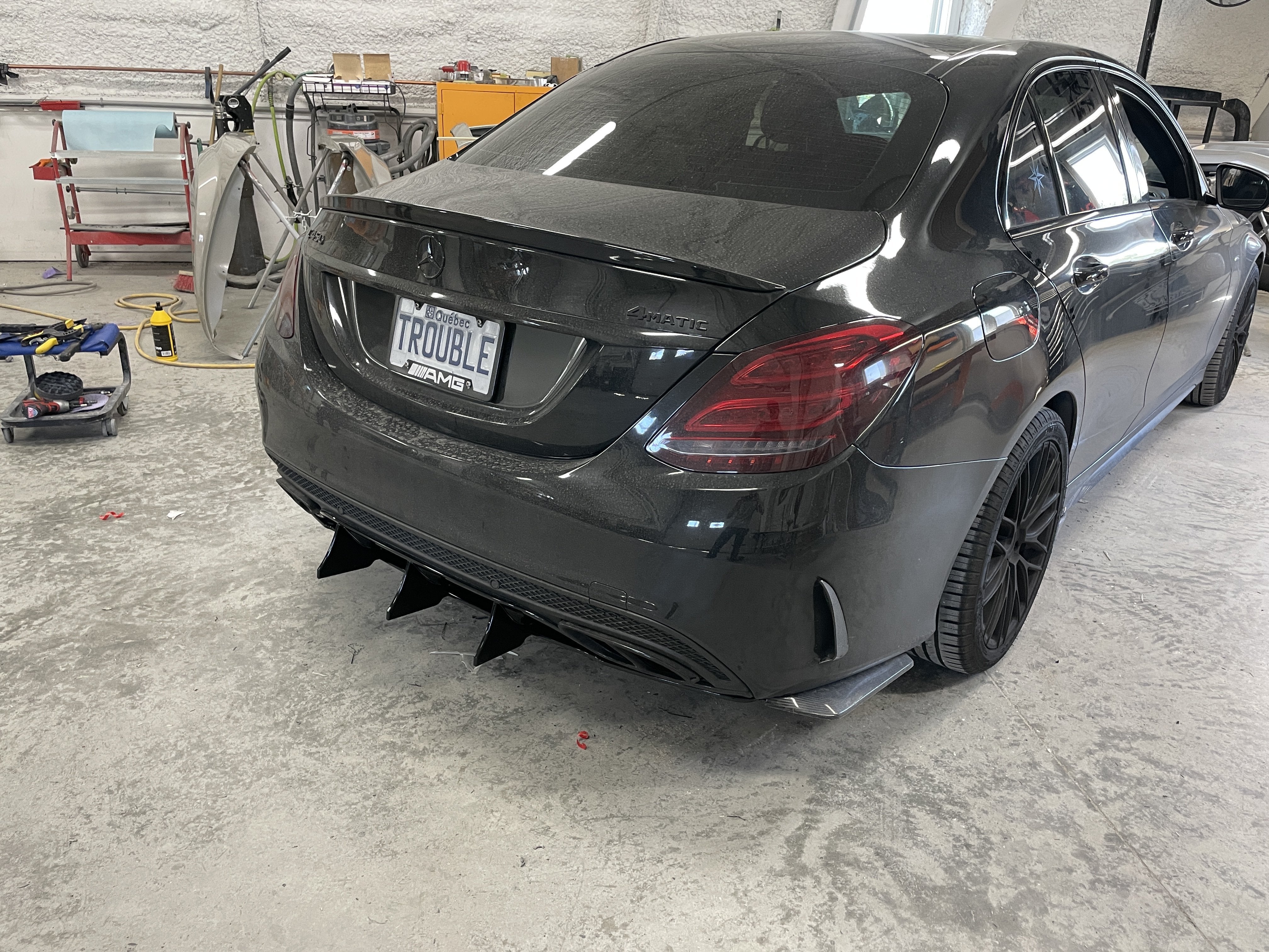 Rear Diffuser - Mercedes C450 15-18 - Artwork Bodyshop