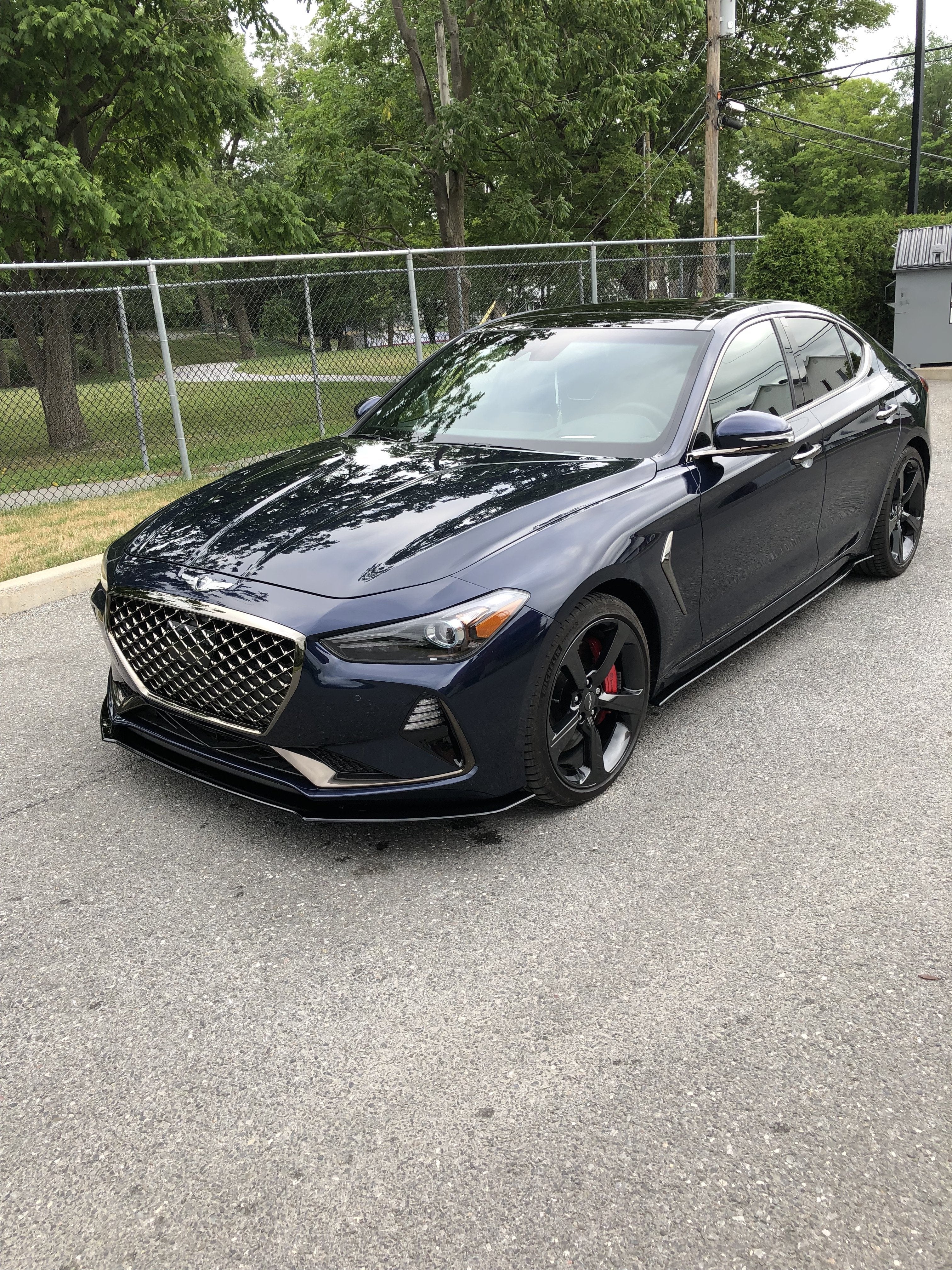 Side Splitters - Genesis G70 18-21 - Artwork Bodyshop